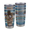 Personalized To My Dad From Daughter Stainless Steel Tumbler Cup Wood Little Girl Thank You Dad Fathers Day Birthday Christmas Travel Mug | siriusteestore