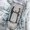 Personalized To My Dad From Son Stainless Steel Tumbler Cup I Know It’s Not Easy For A Man To Raise A Child Dad Fathers Day Birthday Christmas Travel Mug | siriusteestore