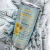Personalized To My Daughter From Mom Dad Stainless Steel Tumbler Cup Never Forget That I Love You Sunflower Daughter Birthday Graduation Christmas Travel Mug | siriusteestore