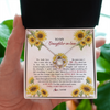 Love Knot Necklace | Personalized To My Daughter In Law Necklace from Mother In Law I Will Forever Love You Daughter In Law Jewelry Birthday Wedding Day Customized Message Card | siriusteestore