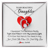 Forever Love Necklace | Personalized To My Daughter Necklace from Mom Dad I Squeezed This Necklace Daughter Birthday Graduation Christmas Customized Gift Box Message Card | siriusteestore