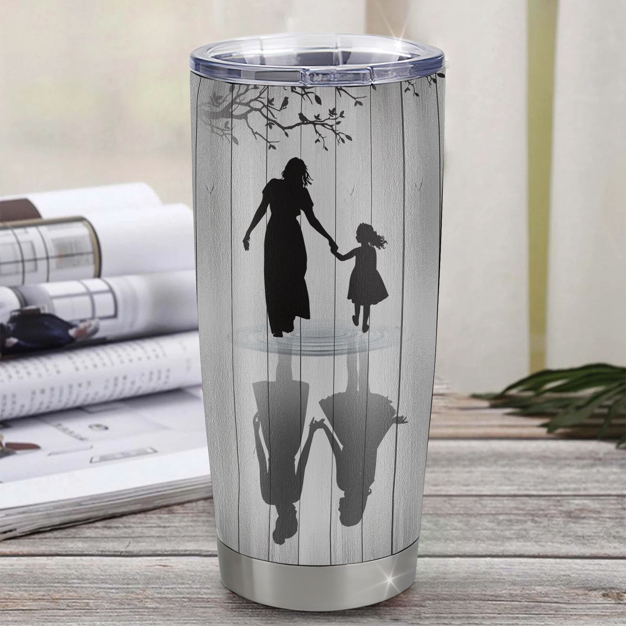 Personalized To My Daughter Nephew From Mom Mother Stainless Steel Cup I Love You Letters For Her Daughter Birthday Graduation Christmas Travel Mug | siriusteestore
