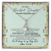 Alluring Beauty Necklace | Personalized To My Daughter On Her Wedding Day Wedding Day Necklace From Mom Mother To Daughter Bride For Wedding Day Customized Gift Box Message Card | siriusteestore