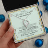 Forever Love Necklace | Personalized To My Daughter On Her Wedding Day Wedding Day Necklace From Mom Mother To Daughter Bride For Wedding Day Customized Gift Box Message Card | siriusteestore