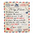 Personalized To My Fiancé Blanket From Fiancée Big Hug Air Mail Letter Fiancé Birthday Anniversary Valentine's Day Christmas Gift Bed Fleece Throw Blanket | siriusteestore