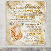 Personalized To My Fiancee Blanket From Fiance Conversation Ability Moon Back Fiancee Wedding Valentines Day Birthday Christmas Customized Fleece Blanket | siriusteestore