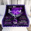 Personalized To My Fiancee Blanket From Fiance Meeting You Was Fate Fiancee Anniversary Valentines Day For Her Birthday Christmas Fleece Throw Blanket | siriusteestore