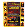 Personalized To My Fiancee Blanket From Fiance Name Sunset I Love You Birthday Anniversary Valentine's Day Christmas Gift Bed Quilt Fleece Throw Blanket | siriusteestore