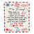 Personalized To My Friend Blanket From Bestie I Love You Hugs Air Mail Letter Birthday Friendship Thanksgiving Christmas Customized Fleece Blanket | siriusteestore