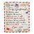 Personalized To My Girlfriend Blanket From Boyfriend Big Hug Air Mail Letter Girlfriend Birthday Valentine's Day Christmas Gift Bed Fleece Throw Blanket | siriusteestore