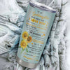 Personalized To My Goddaughter From Aunt Uncle Stainless Steel Tumbler Cup Never Forget That I Love You Sunflower Goddaughter Birthday Graduation Christmas Travel Mug | siriusteestore