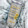 Personalized To My Goddaughter From Aunt Uncle Stainless Steel Tumbler Cup Never Forget You Are My Sunshine Sunflower Goddaughter Birthday Graduation Christmas Travel Mug | siriusteestore