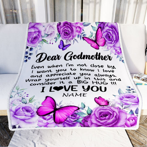 Mother's Day Blanket - To my Mom - I Love You - Purple (2Db)