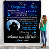 Personalized To My Gorgeous Wife From Husband Name I Love You Still Birthday Anniversary Wedding Valentine's Day Christmas Bed Quilt Fleece Throw Blanket | siriusteestore
