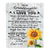 Personalized To My Granddaughter Blanket From Grandma Grandpa Sunflower Wood Laugh Love Live Granddaughter Birthday Christmas Bed Quilt Fleece Throw Blanket | siriusteestore