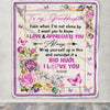 Personalized To My Granddaughter Blanket From Grandma It A Big Hug Butterfly Rose Granddaughter Birthday Mothers Day Christmas Customized Fleece Throw Blanket | siriusteestore