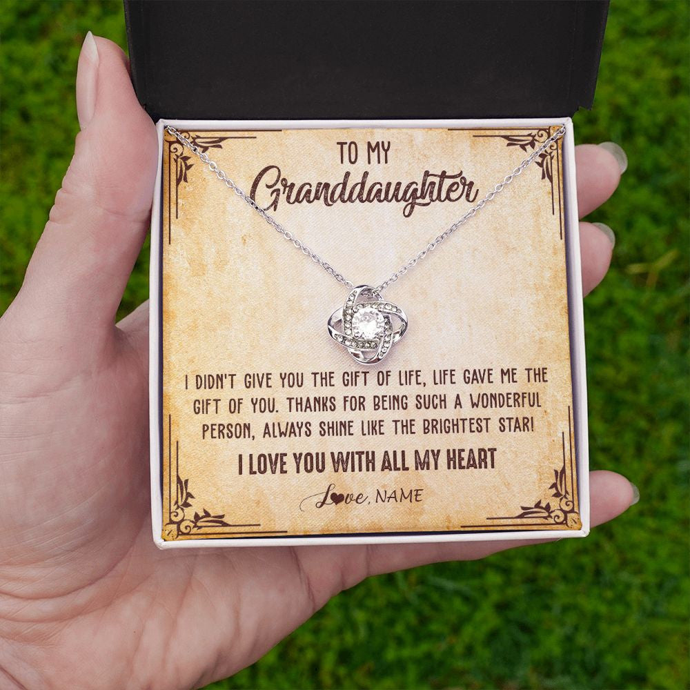 Personalized To My Nana Necklace From Grandkids Never Forget That I Love  You You Mean The World Nana Birthday Mothers Day Christmas Customized Gift  Box Message Card 