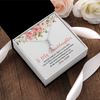 Alluring Beauty Necklace | Personalized To My Granddaughter Necklace From Grandma Never Forget That I Love You Granddaughter Jewelry Birthday Christmas Customized Gift Box Message Card | siriusteestore