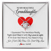 Love Knot Necklace | Personalized To My Granddaughter Necklace From Grandma Papa I Squeezed This Necklace Granddaughter Birthday Christmas Customized Gift Box Message Card | siriusteestore