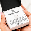 Forever Love Necklace | Personalized To My Granddaughter Necklace From Grandma Straighten Your Crown Granddaughter Jewelry Birthday Christmas Customized Gift Box Message Card | siriusteestore