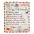 Personalized To My Husband Blanket From Wife Big Hug Air Mail Letter Husband Birthday Wedding Valentine's Day Christmas Gift Bed Fleece Throw Blanket | siriusteestore