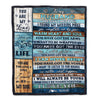 Personalized To My Husband Blanket From Wife I Love You Blessing Sweet Husband Birthday Anniversary Valentine's Day Christmas Customized Fleece Blanket | siriusteestore