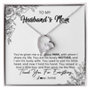 Forever Love Necklace | Personalized To My Husband's Mom Necklace From Daughter You Are His Lovely Mother In Law Mothers Day Birthday Christmas Customized Gift Box Message Card | siriusteestore