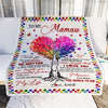 Personalized To My Mamaw Blanket From Grandkids Never Forget That I Love You You Mean The World to Me Mamaw Birthday Mothers Day Christmas Fleece Blanket | siriusteestore