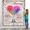Personalized To My Mamaw Blanket From Grandkids Never Forget That I Love You You Mean The World to Me Mamaw Birthday Mothers Day Christmas Fleece Blanket | siriusteestore