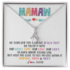Alluring Beauty Necklace | Personalized To My Mamaw Necklace From Grandkids Granddaughter We Squeezed This Necklace Mamaw Birthday Mothers Day Jewelry Customized Gift Box Message Card | siriusteestore