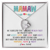 Forever Love Necklace | Personalized To My Mamaw Necklace From Grandkids Granddaughter We Squeezed This Necklace Mamaw Birthday Mothers Day Jewelry Customized Gift Box Message Card | siriusteestore