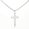 Stainless Cross Necklace | Personalized To My Man Necklace From Wife I Love You for Boyfriend Husband Groom Wedding Day Anniversary Valentines Christmas Customized Gift Box Message Card | siriusteestore