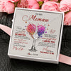 Alluring Beauty Necklace | Personalized To My Memaw Necklace From Grandkids Never Forget That I Love You You Mean The World Memaw Birthday Mothers Day Jewelry Customized Gift Box Message Card | siriusteestore