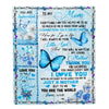 Personalized To My Mom Blanket From Daughter I Love You With All My Heart Butterfly Mom Mothers Day Birthday Christmas Customized Fleece Blanket | siriusteestore