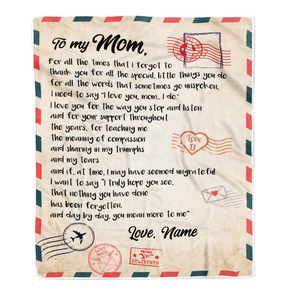 My Mum Lettering Heartfelt Letter To Mom
