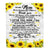 Personalized To My Mom Blanket From Daughter Son Thank You For All Wood Sunflower Mother Birthday Mothers Day Christmas Customized Bed Fleece Throw Blanket | siriusteestore