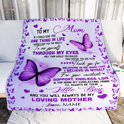  Personalized to My Mom Blanket from Daughter Son Love Letter  Mail to Mom Birthday Mothers Day Christmas Customized Fleece Sherpa Blanket  : Home & Kitchen