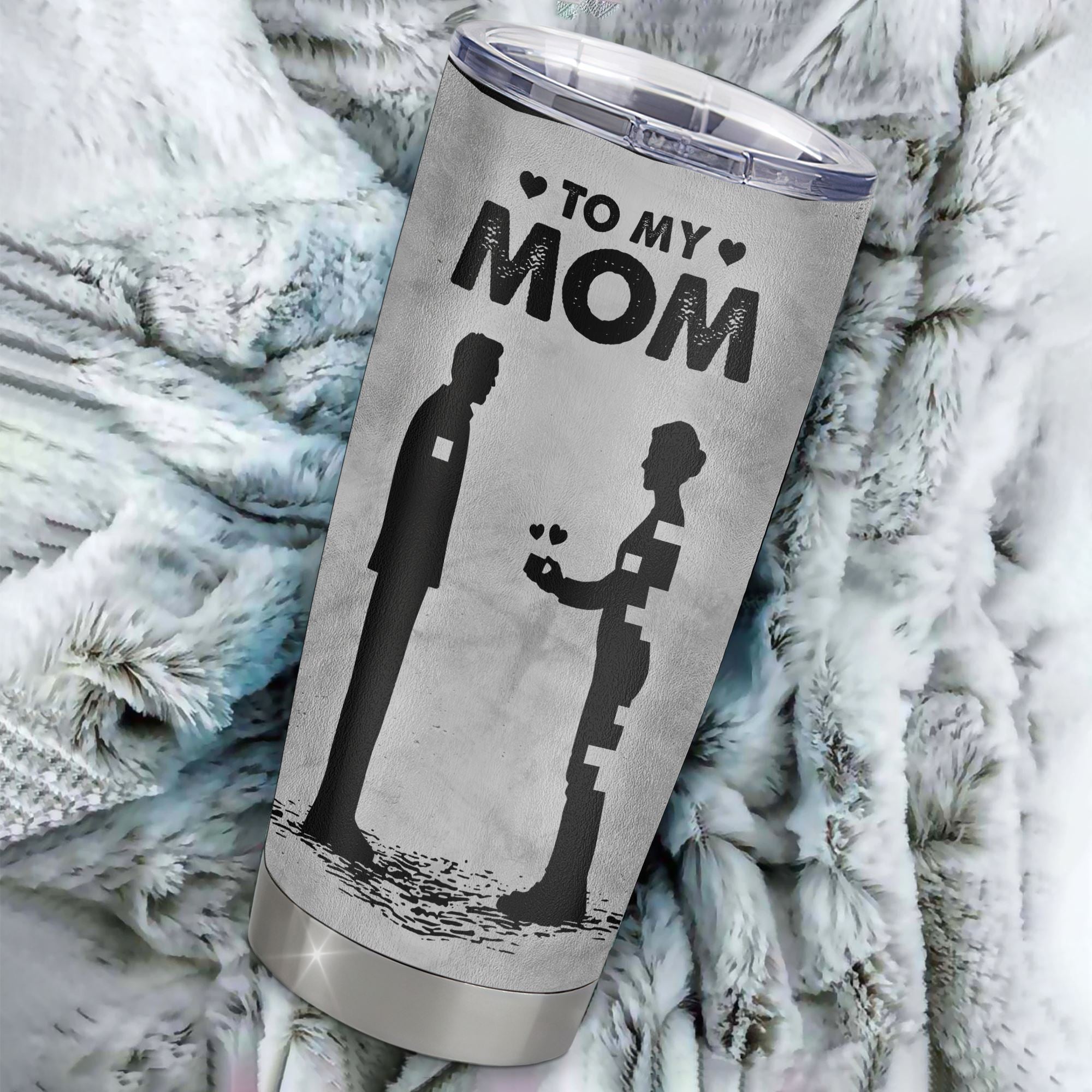Wife Mother Coffee Lover - Engraved Stainless Steel Tumbler, Stainless Cup,  Mothers Day