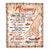 Personalized To My Mommy Blanket First Time Mom Baby Hands You Are Doing A Great Job Happy 1st Mothers Day Custom Baby Name Customized Fleece Blanket | siriusteestore