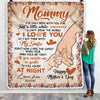 Personalized To My Mommy Blanket First Time Mom Baby Hands You Are Doing A Great Job Happy 1st Mothers Day Custom Baby Name Customized Fleece Blanket | siriusteestore