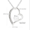 Forever Love Necklace | Personalized To My Mommy Necklace Baby Bump Expecting Mom First Time Mom Pregnancy Pregnant New Mom Mother To Be Mothers Day Customized Gift Box Message Card | siriusteestore