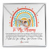 Interlocking Hearts Necklace | Personalized To My Mommy Necklace Rainbow Baby Expecting New Mom Amazing Mother 1st Mom Pregnant Mother To Be Mothers Day Customized Gift Box Message Card | siriusteestore