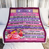 Personalized To My Mother In Law Blanket From Daughter Heart Makes Us Family Butterfly Flower Birthday Mothers Day Christmas Customized Fleece Throw Blanket | siriusteestore