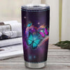 Personalized To My Mother In Law Stainless Steel Tumbler Cup You Didn't Give Me The Gift Of Life Butterfly Mother In Law Birthday Mothers Day Christmas Travel Mug | siriusteestore