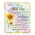 Personalized To My Niece Blanket From Uncle Aunt Sunflower Never Forget That I Love You Niece Birthday Christmas Customized Bed Quilt Fleece Throw Blanket | siriusteestore