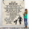 Personalized To My Niece Blanket From Uncle You Will Never Lose Viking Niece Birthday Graduation Christmas Customized Fleece Throw Blanket | siriusteestore