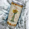 Personalized To My Niece From Aunt Auntie Stainless Steel Tumbler Cup Never Forget That You Are My Sunshine Sunflower Niece Birthday Christmas Travel Mug | siriusteestore