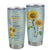 Personalized To My Niece From Aunt Uncle Stainless Steel Tumbler Cup Never Forget That I Love You Sunflower Niece Birthday Graduation Christmas Travel Mug | siriusteestore