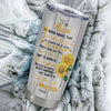 Personalized To My Niece From Aunt Uncle Stainless Steel Tumbler Cup Never Forget You Are My Sunshine Sunflower Niece Birthday Graduation Christmas Travel Mug | siriusteestore