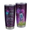 Personalized To My Niece Tumbler From Aunt Auntie Uncle Stainless Steel Butterfly Sometimes Say I Love You Niece Birthday Graduation Christmas Travel Mug | siriusteestore